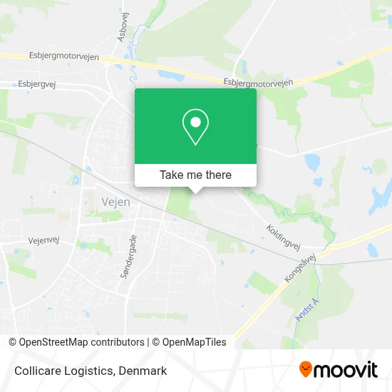 Collicare Logistics map