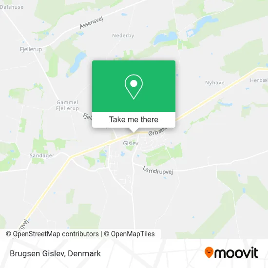 Brugsen Gislev map
