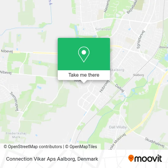 Connection Vikar Aps Aalborg map
