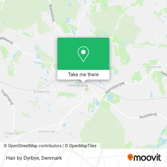 Hair by Dyrbye map
