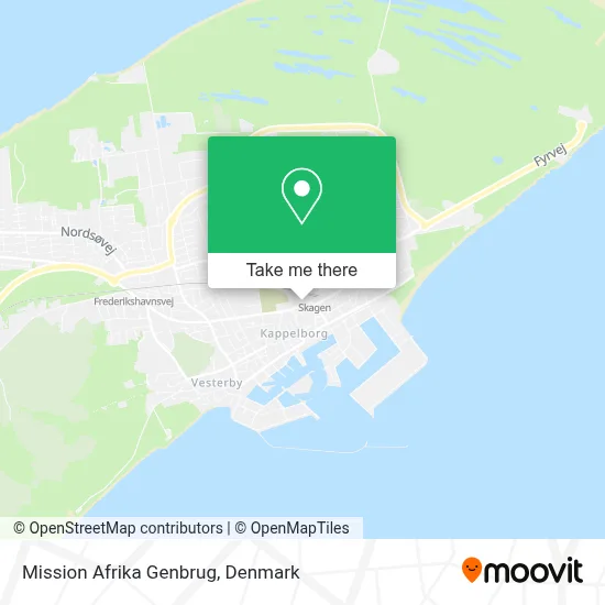 Mission Afrika Genbrug map
