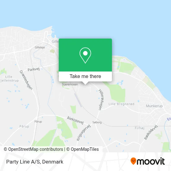 Party Line A/S map