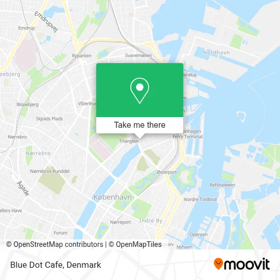 Blue Dot Cafe map