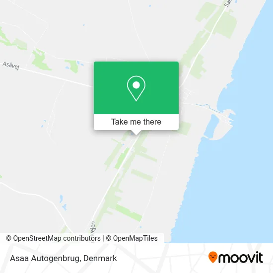 Asaa Autogenbrug map