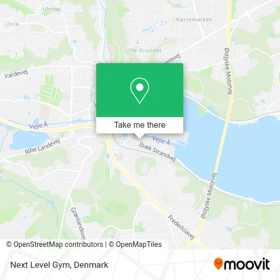 Next Level Gym map