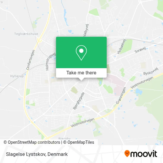 Slagelse Lystskov map