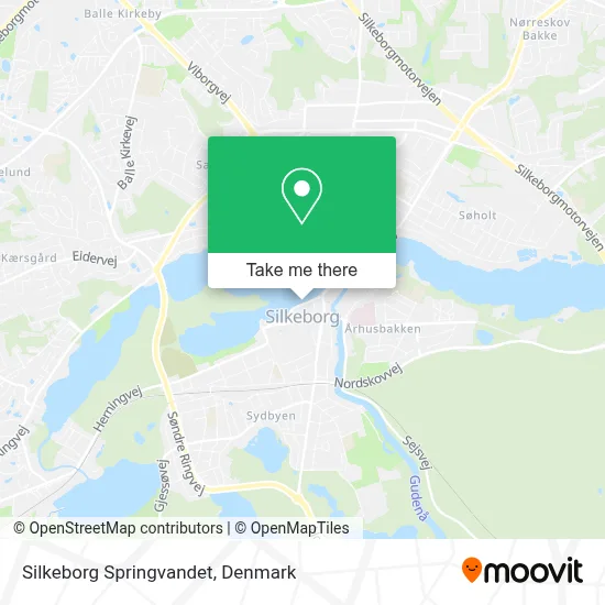 Silkeborg Springvandet map