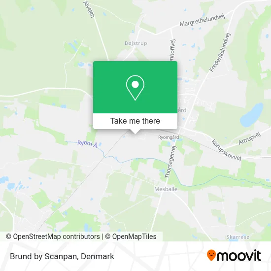 Brund by Scanpan map