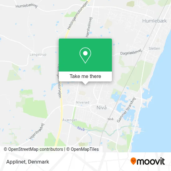 Applinet map