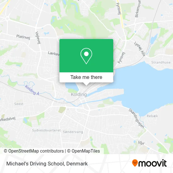 Michael's Driving School map