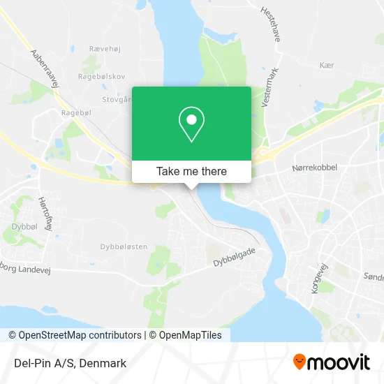 Del-Pin A/S map
