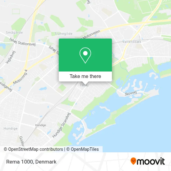 Rema 1000 map