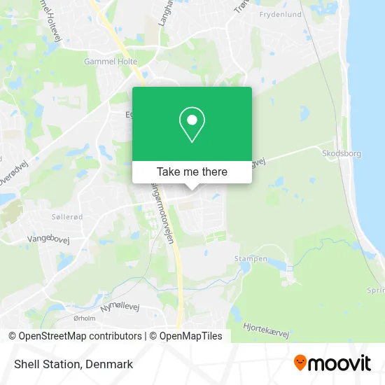 Shell Station map