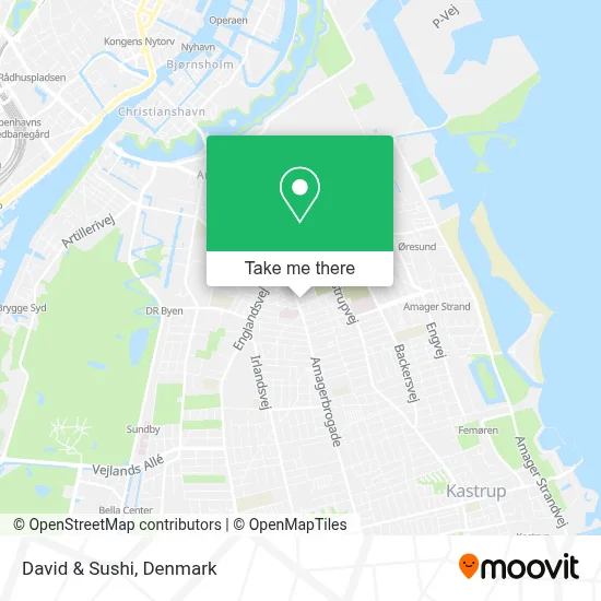 David & Sushi map