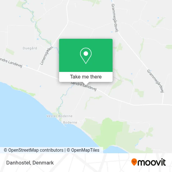 Danhostel map