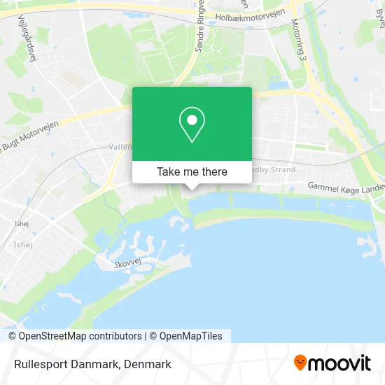 Rullesport Danmark map
