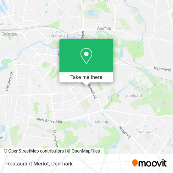 Restaurant Merlot map