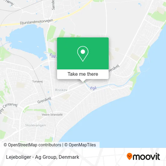 Lejeboliger - Ag Group map