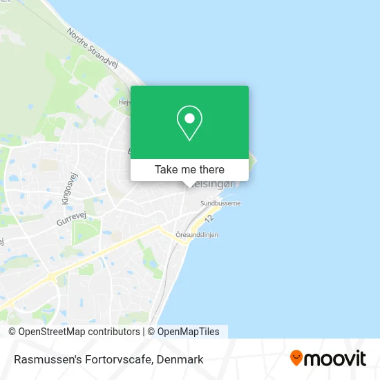 Rasmussen's Fortorvscafe map