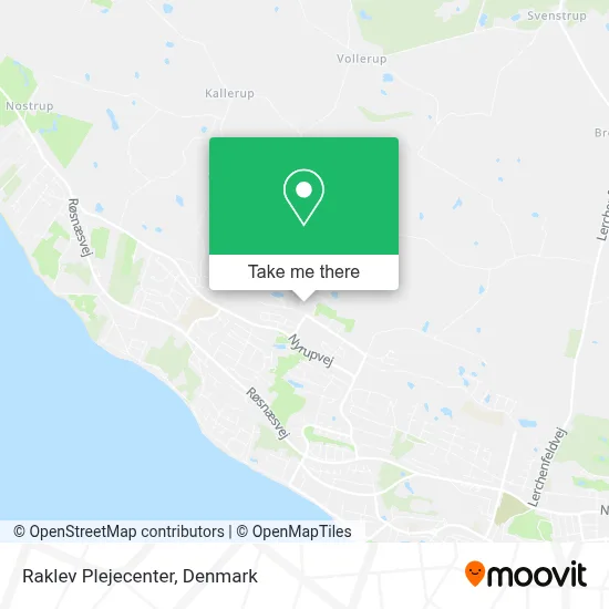 Raklev Plejecenter map