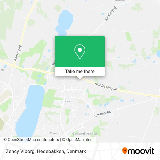 Zency Viborg, Hedebakken map