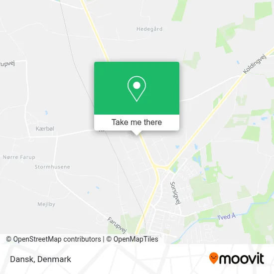 Dansk map