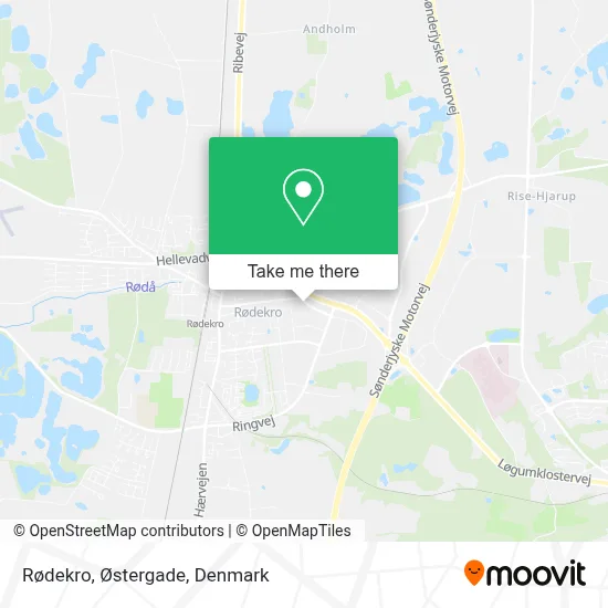 Rødekro, Østergade map