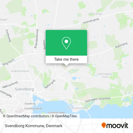 Svendborg Kommune map