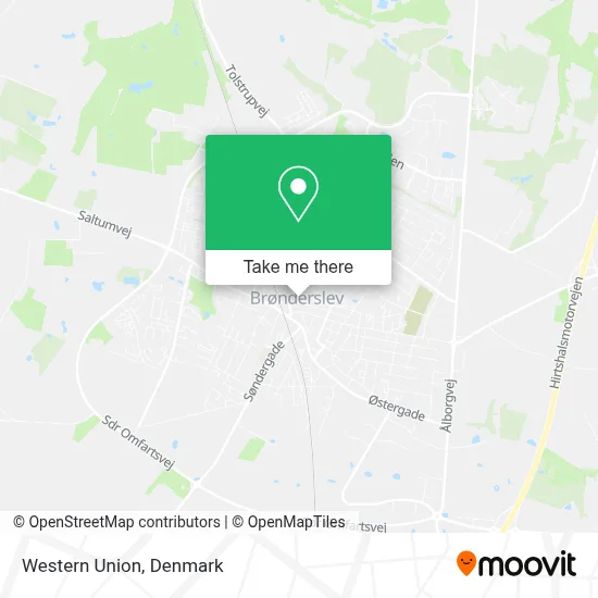 Western Union map