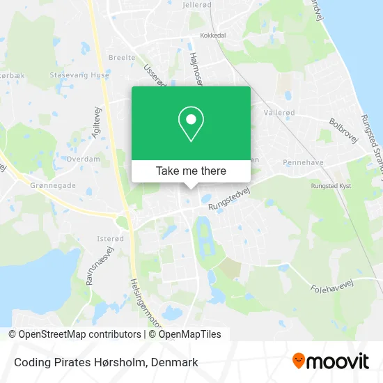 Coding Pirates Hørsholm map