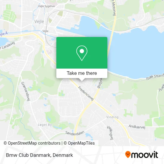 Bmw Club Danmark map