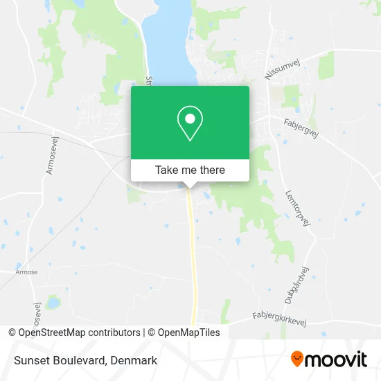 Sunset Boulevard map