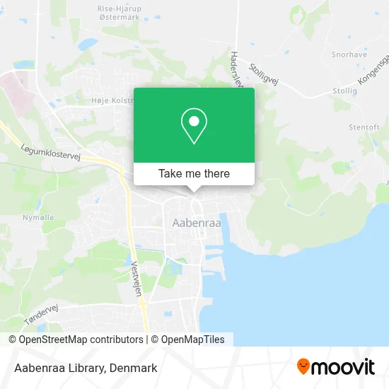 Aabenraa Library map