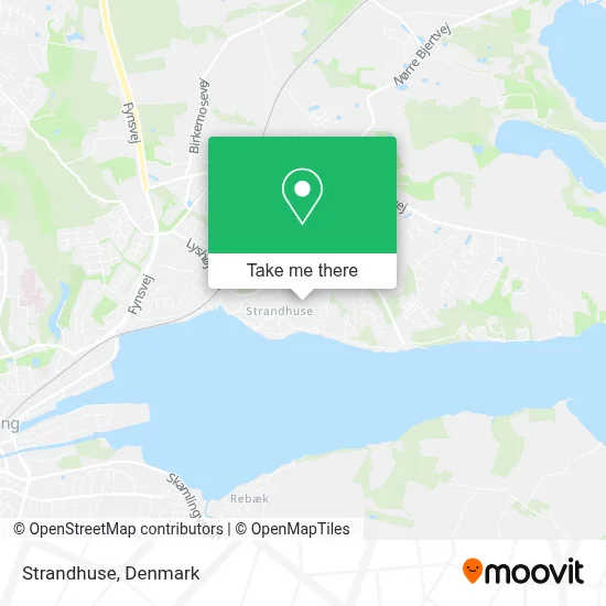 Strandhuse map
