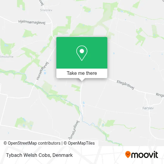 Tybach Welsh Cobs map