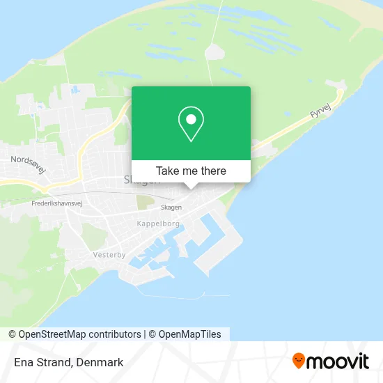 Ena Strand map