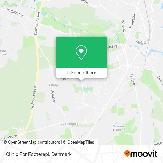 Clinic For Fodterapi map