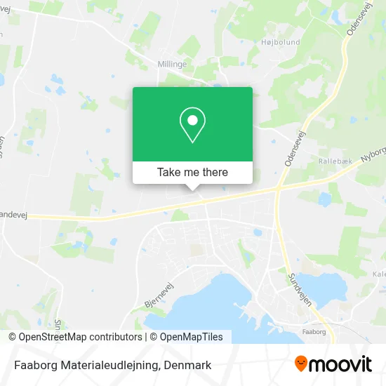Faaborg Materialeudlejning map