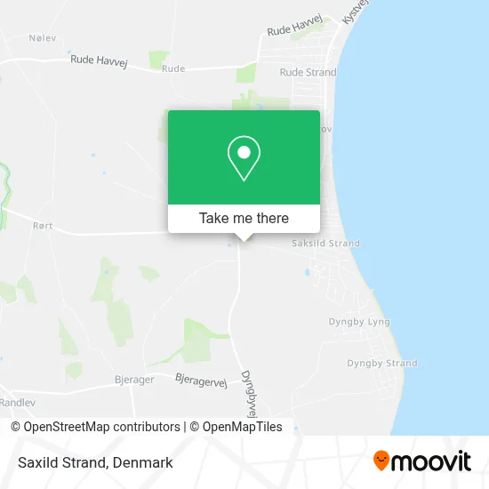 Saxild Strand map
