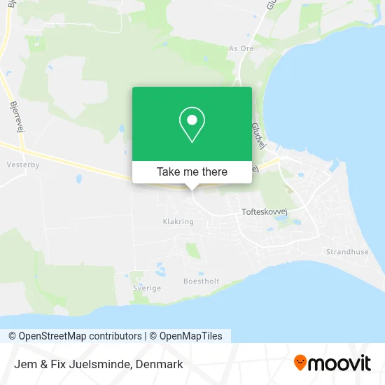 Jem & Fix Juelsminde map