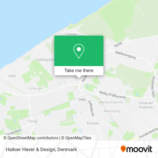 Halkier Haver & Design map