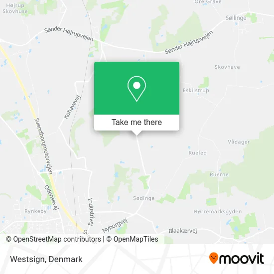 Westsign map