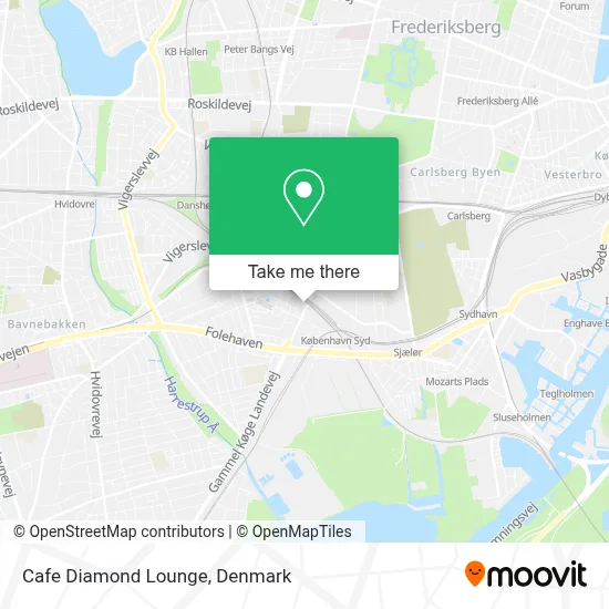 Cafe  Diamond Lounge map