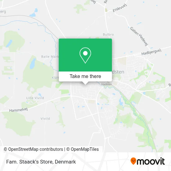 Fam. Staack's Store map