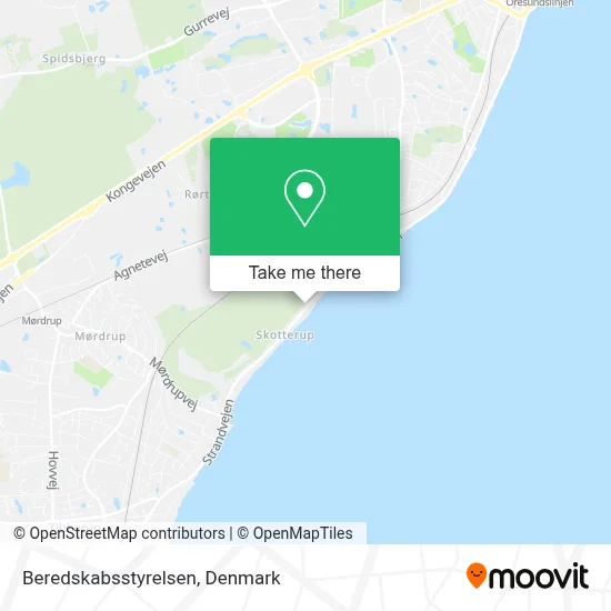 Beredskabsstyrelsen map