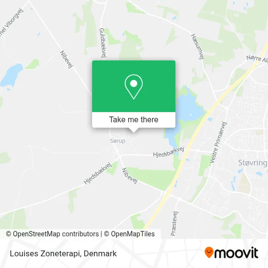 Louises Zoneterapi map