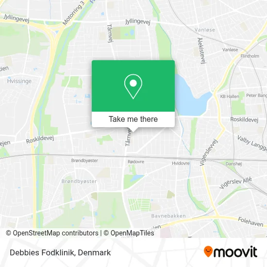 Debbies Fodklinik map