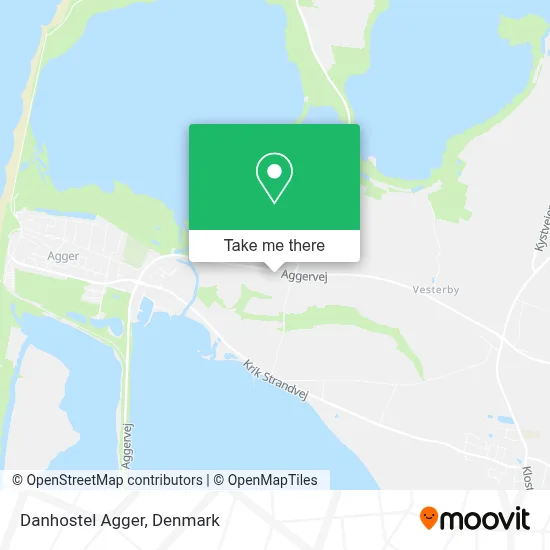 Danhostel Agger map
