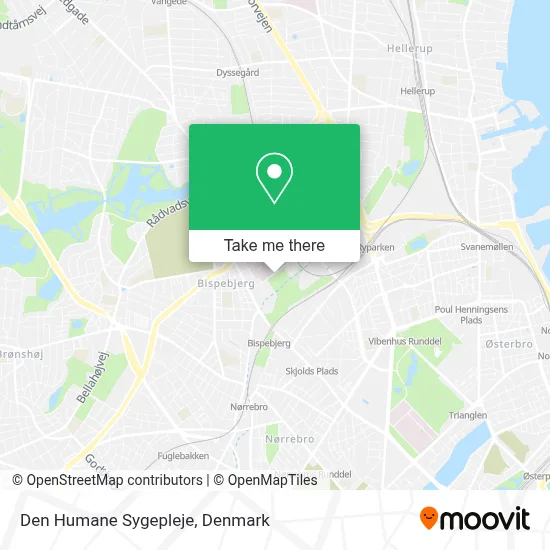 Den Humane Sygepleje map