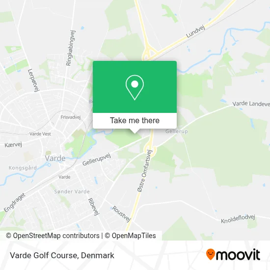 Varde Golf Course map